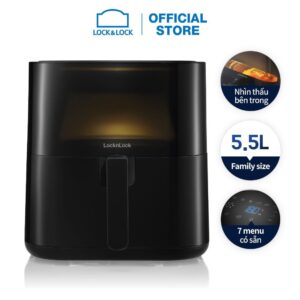 Nồi chiên không dầu Lock&Lock EJF996BLK 5.5 Lít