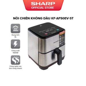 Nồi chiên không dầu Sharp KF-AF50EV-ST 5 Lít
