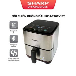 Nồi chiên không dầu Sharp KF-AF70EV-ST 7 Lít