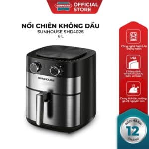 Nồi chiên không dầu Sunhouse SHD4026 6 Lít