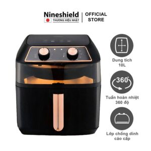 Nồi chiên không dầu Nineshield KB-8001M 10 Lít