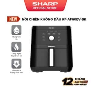 Nồi chiên không dầu Sharp KF-AF60EV-BK 6 Lít