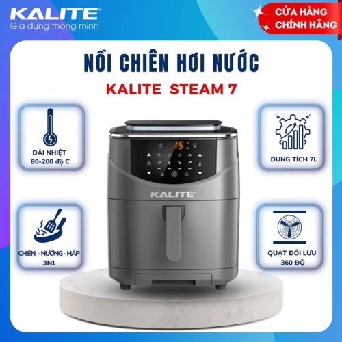 Nồi chiên không dầu Kalite STEAM 7 dung tích 7 Lít