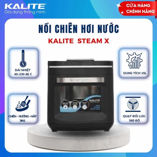 Nồi chiên không dầu Kalite Steam X 15 Lít