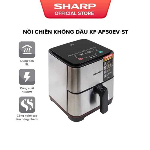 Nồi chiên không dầu Sharp KF-AF50EV-ST 5 Lít