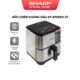 Nồi chiên không dầu Sharp KF-AF50EV-ST 5 Lít